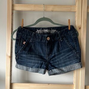Express denim shorts